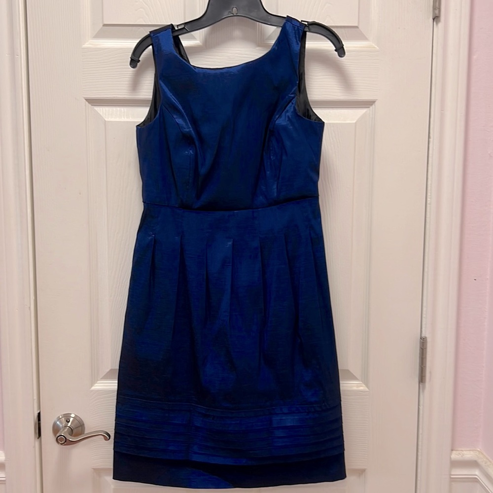 Blue shimmery dress